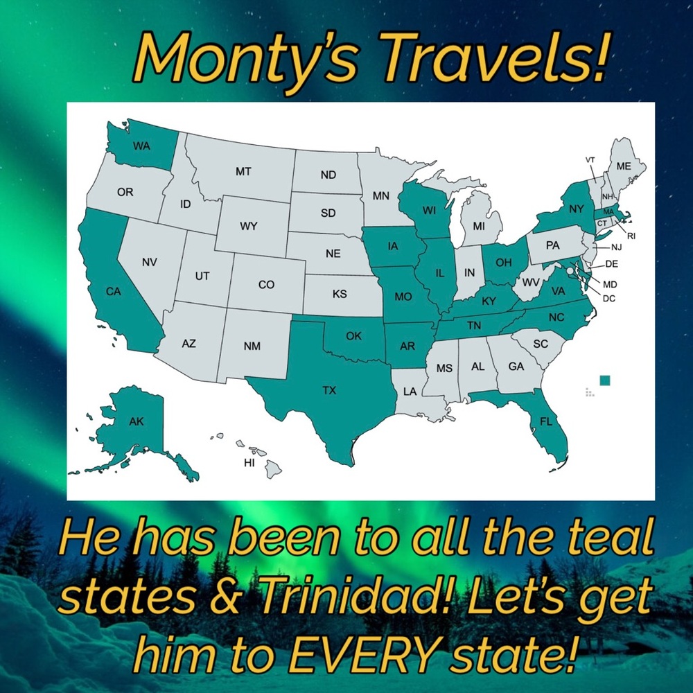 MONTY MOOSE TRACKING!     Where in the Posh Universe is Monty Moose?